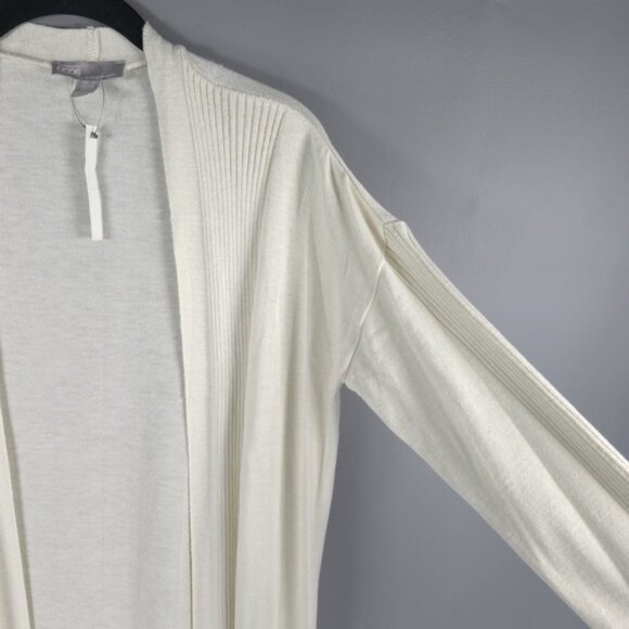 NWT asos PETITE Romania 🇷🇴 Made Long Sleeve Rib Open Cardigan Longline Size 2 - Picture 8 of 8